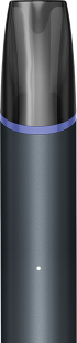 Krupni prikaz VEEV NOW ULTRA Blue Raspberry jednokratnog vape uređaja s ljubičastim prstenom oko usnika.